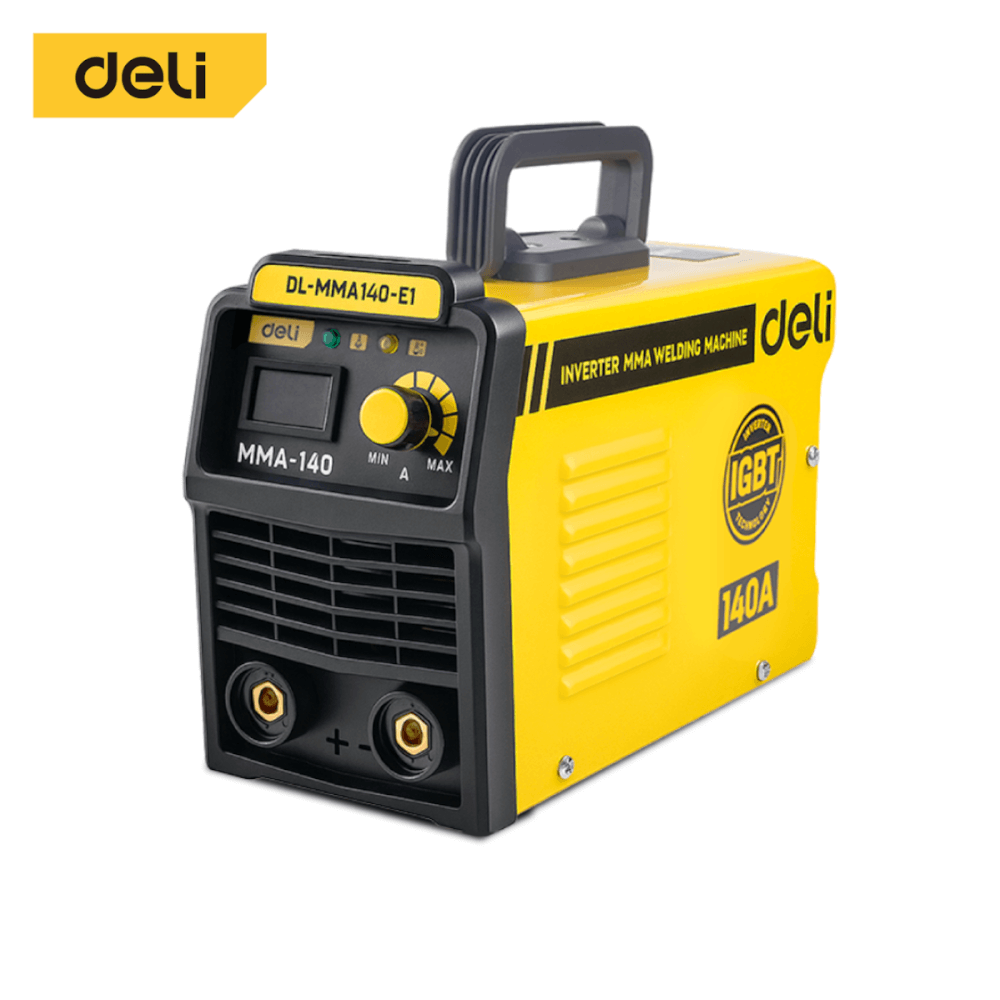 เครื่องเชื่อม INVERTER DELI EDL-MMA140-E1-YL-01 140A หน้าจอ LED สีเหลือง_0